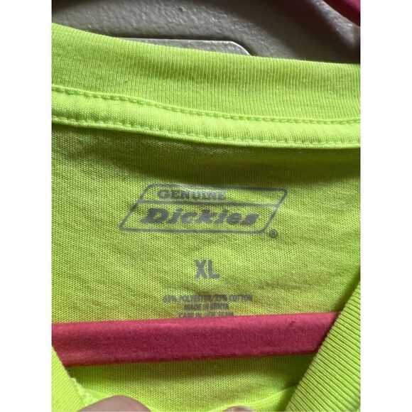 Genuine Dickies Yellow T-Shirt Men’s Size XL - Picture 5 of 6